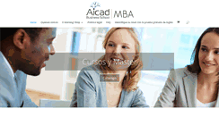 Desktop Screenshot of aicadmba.com