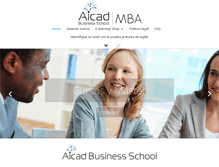 Tablet Screenshot of aicadmba.com